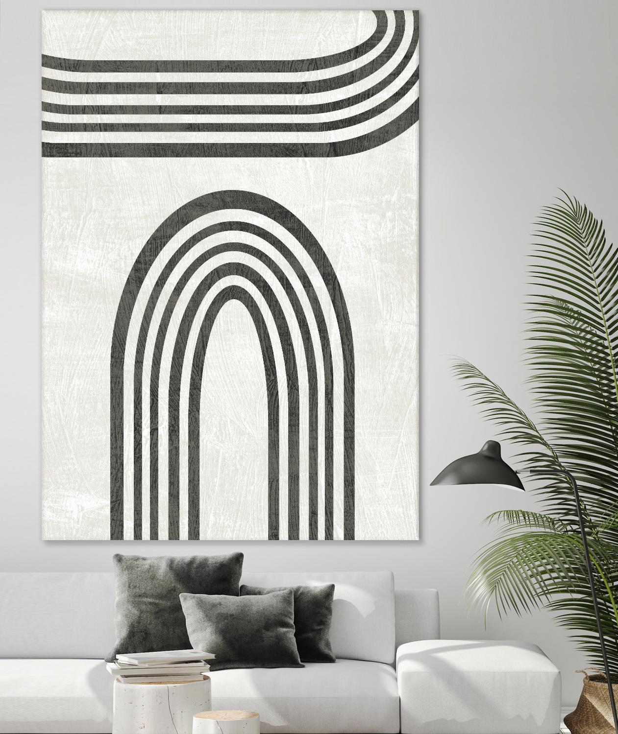 Modern Arc III by June Erica Vess on GIANT ART - neutral abstract