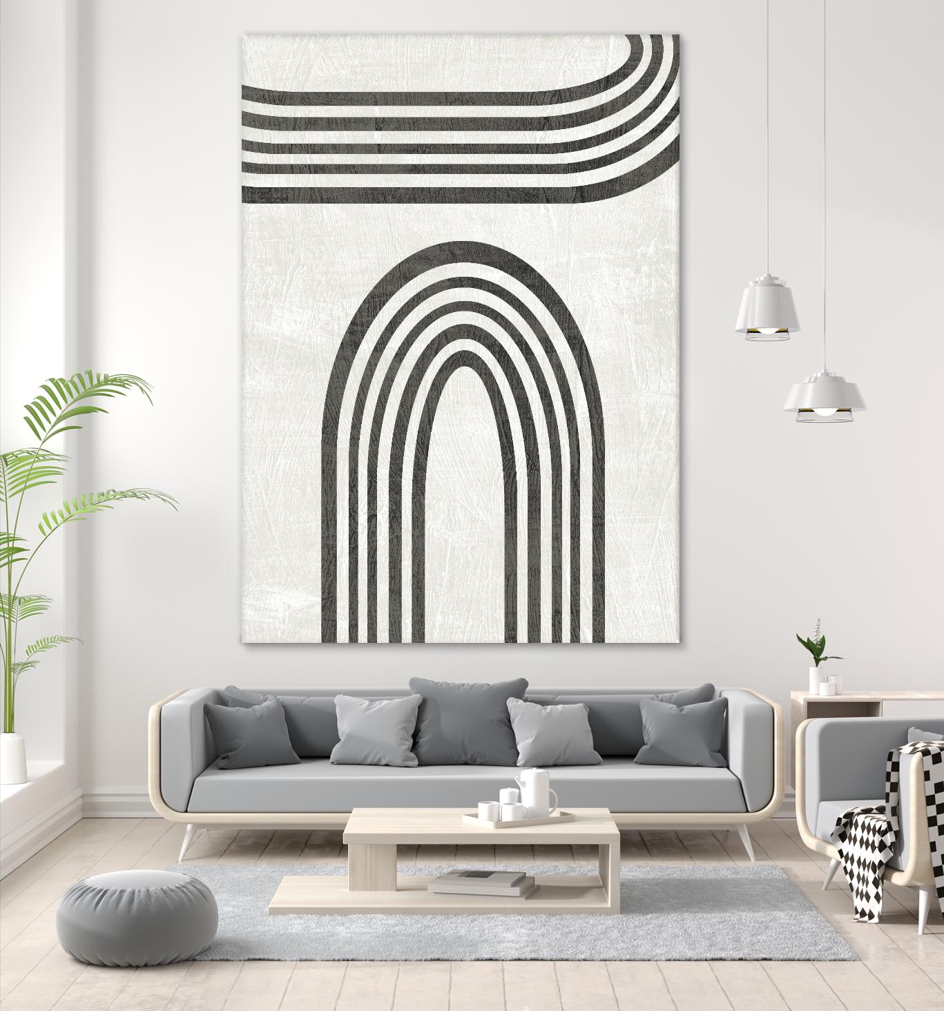 Modern Arc III by June Erica Vess on GIANT ART - neutral abstract