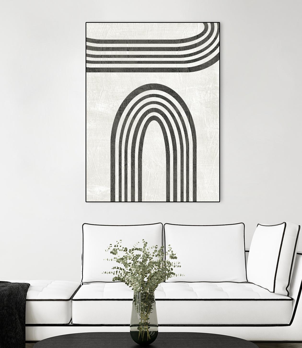 Modern Arc III by June Erica Vess on GIANT ART - neutral abstract