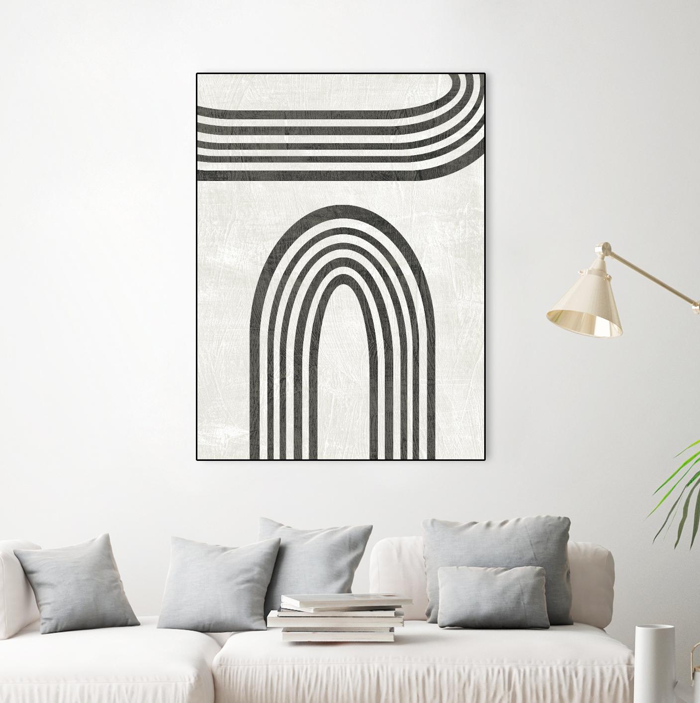 Modern Arc III by June Erica Vess on GIANT ART - neutral abstract