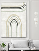 Modern Arc in Color III by June Erica Vess on GIANT ART - neutral abstract