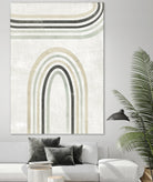 Modern Arc in Color III by June Erica Vess on GIANT ART - neutral abstract