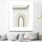 Modern Arc in Color III by June Erica Vess on GIANT ART - neutral abstract