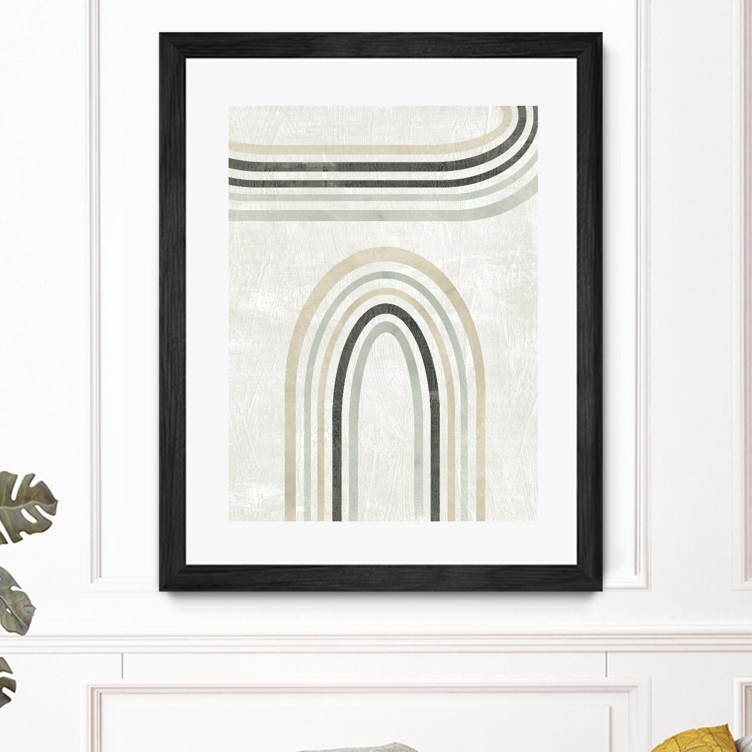 Modern Arc in Color III by June Erica Vess on GIANT ART - neutral abstract