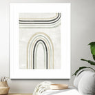 Modern Arc in Color III by June Erica Vess on GIANT ART - neutral abstract