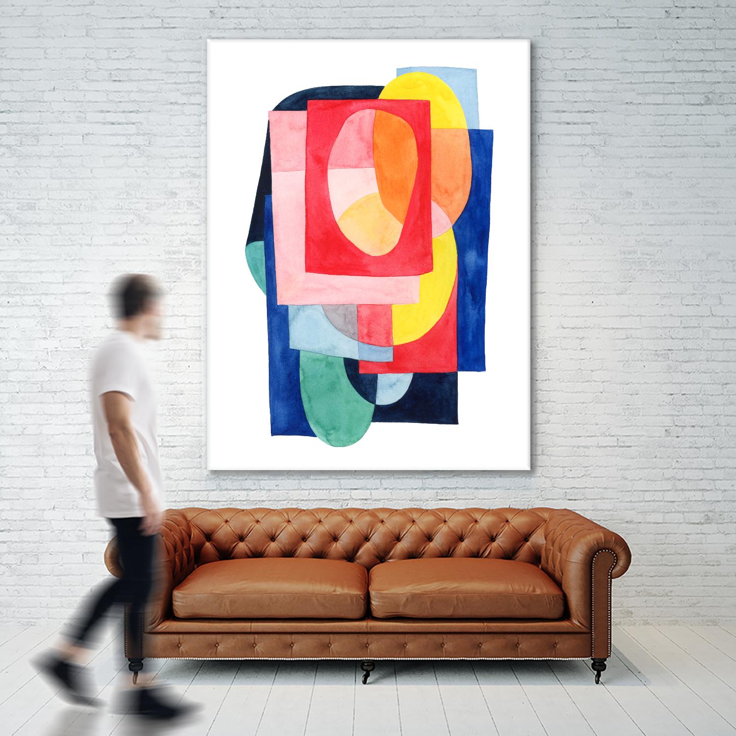 Launder II by Grace Popp on GIANT ART - brights abstract