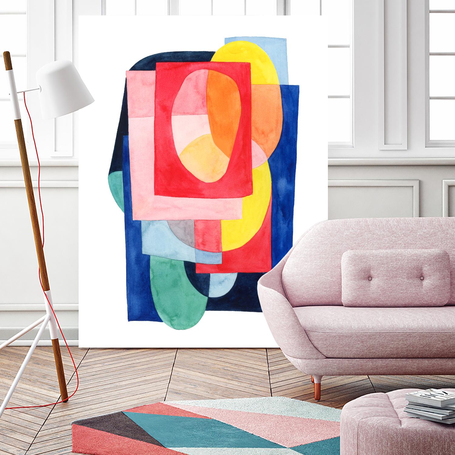 Launder II by Grace Popp on GIANT ART - brights abstract