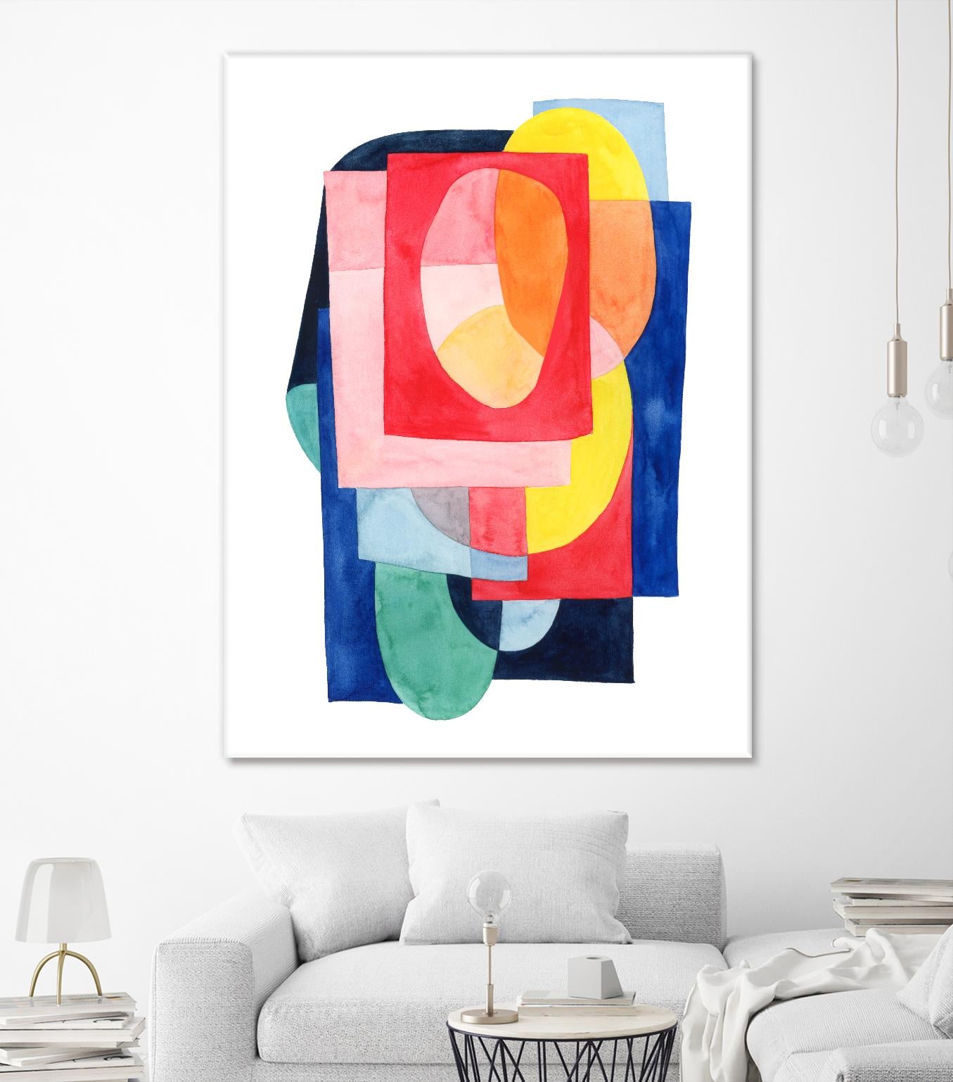 Launder II by Grace Popp on GIANT ART - brights abstract