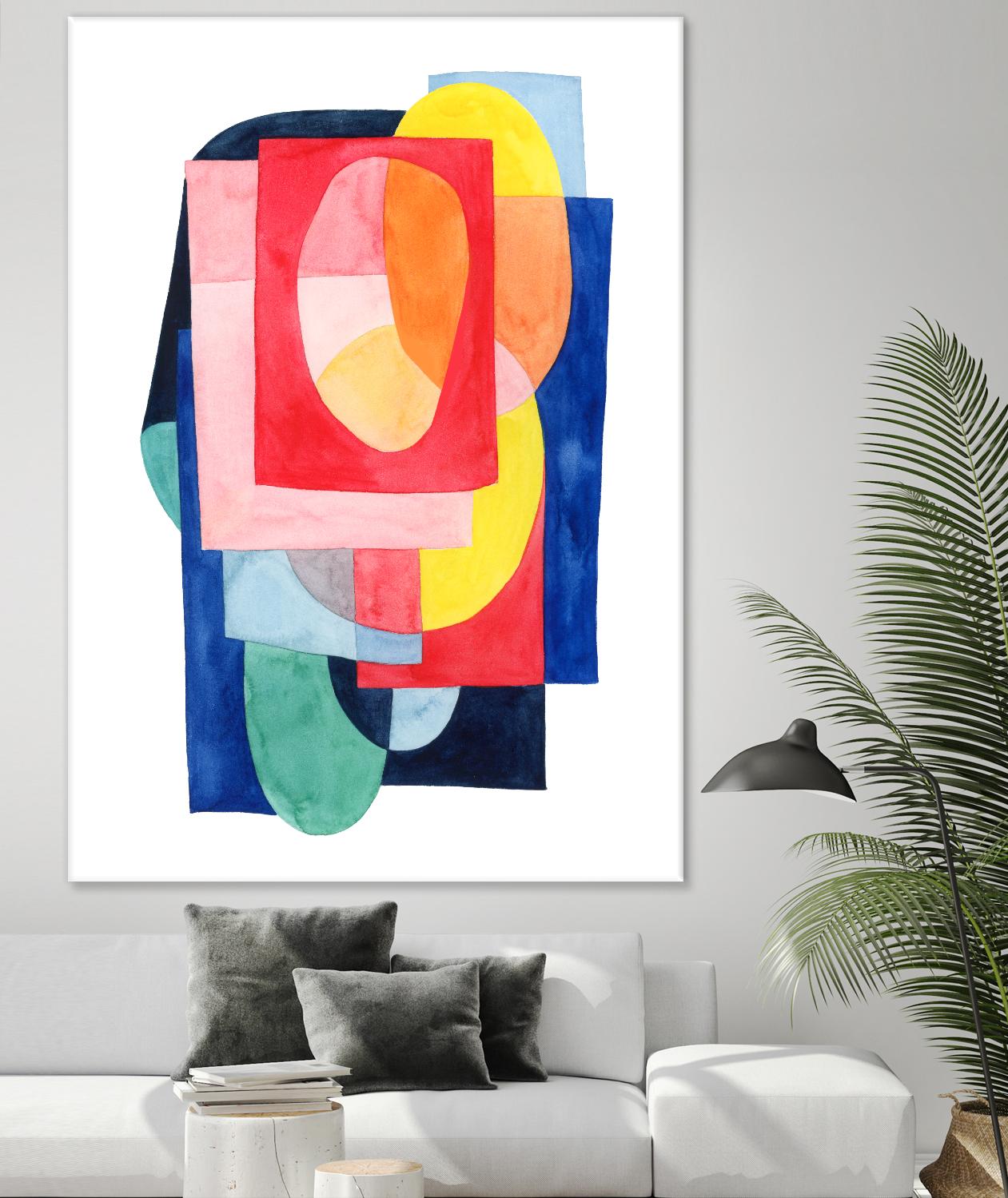 Launder II by Grace Popp on GIANT ART - brights abstract