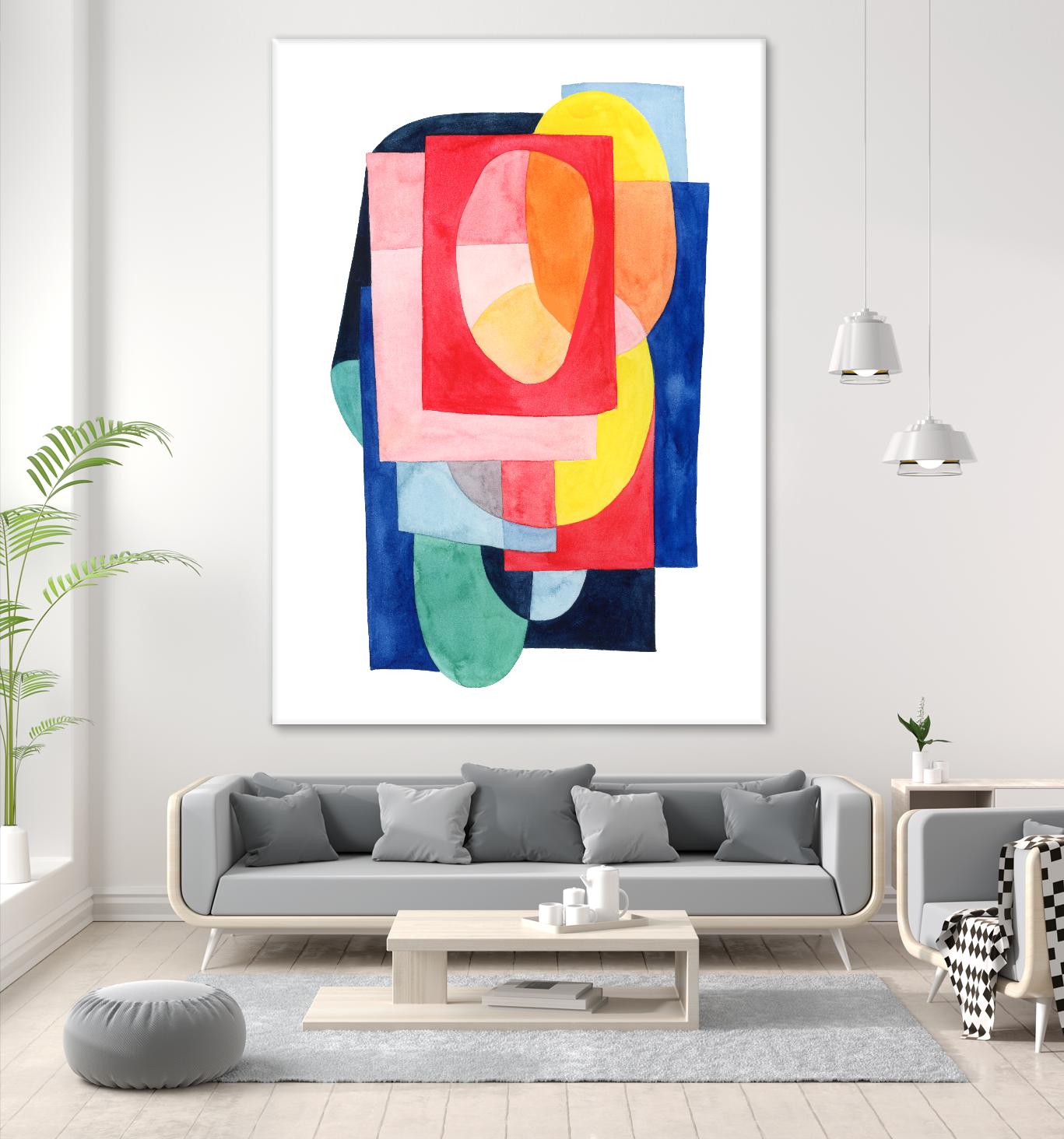 Launder II by Grace Popp on GIANT ART - brights abstract