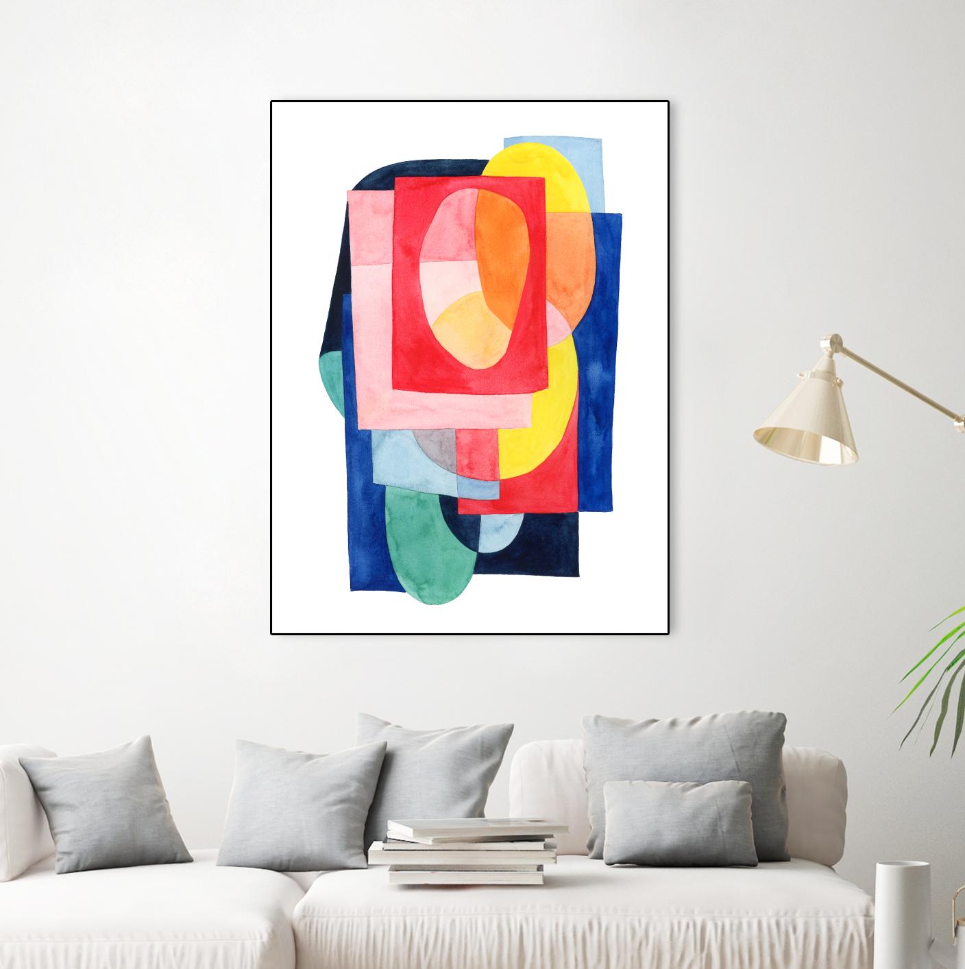 Launder II by Grace Popp on GIANT ART - brights abstract