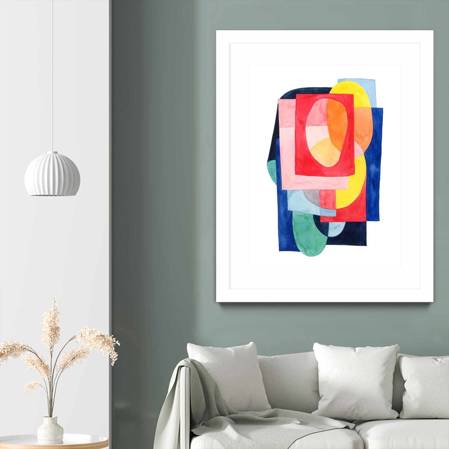 Launder II by Grace Popp on GIANT ART - brights abstract