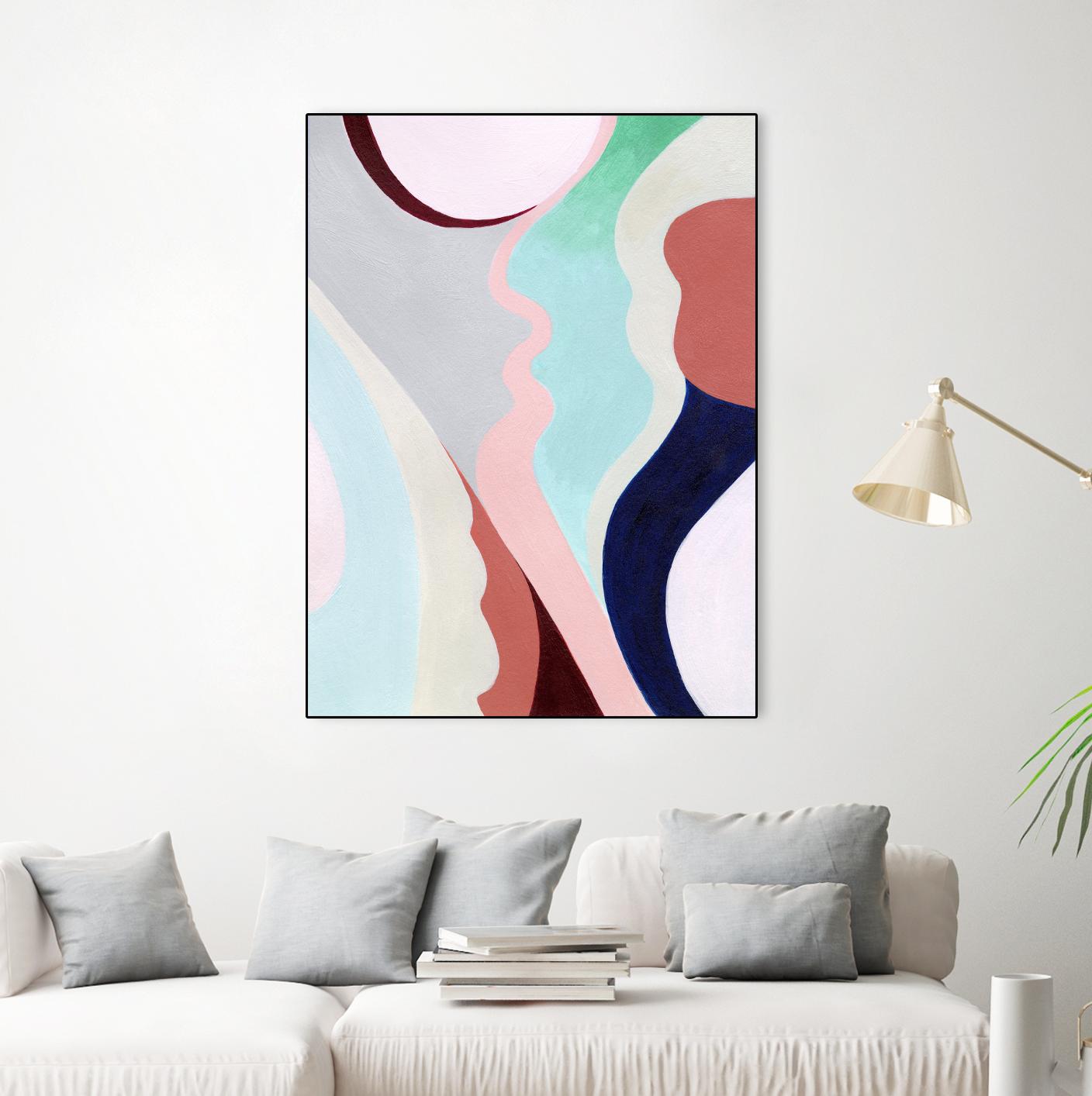 Pastel Highlands I by Grace Popp on GIANT ART - pastels abstract