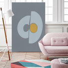 Quaternary Trilogy III by Regina Moore on GIANT ART - neutral abstract