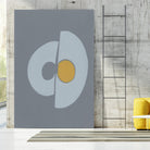 Quaternary Trilogy III by Regina Moore on GIANT ART - neutral abstract