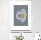 Quaternary Trilogy III by Regina Moore on GIANT ART - neutral abstract