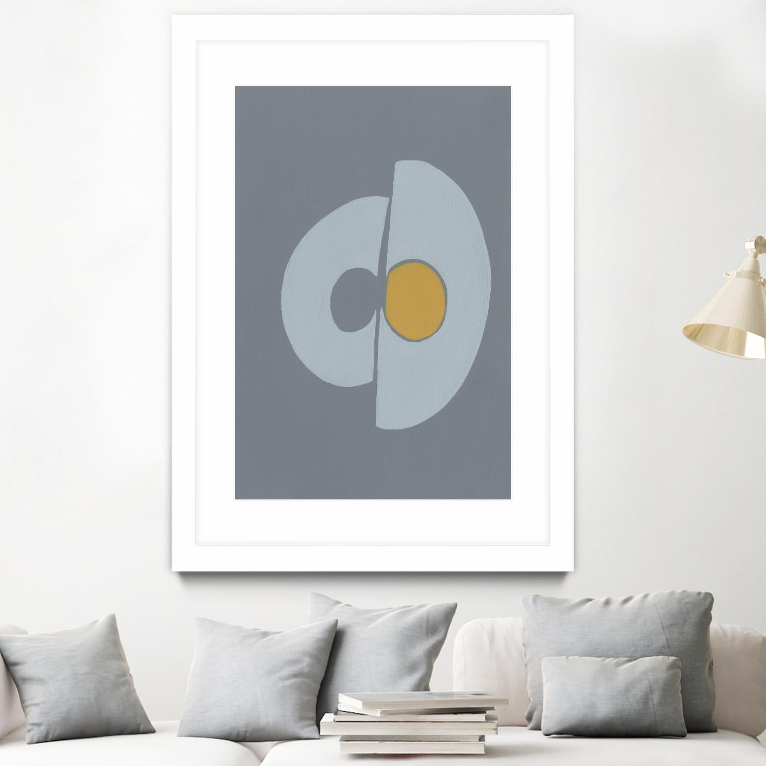 Quaternary Trilogy III by Regina Moore on GIANT ART - neutral abstract