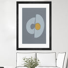 Quaternary Trilogy III by Regina Moore on GIANT ART - neutral abstract