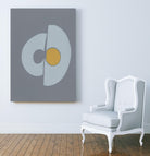 Quaternary Trilogy III by Regina Moore on GIANT ART - neutral abstract