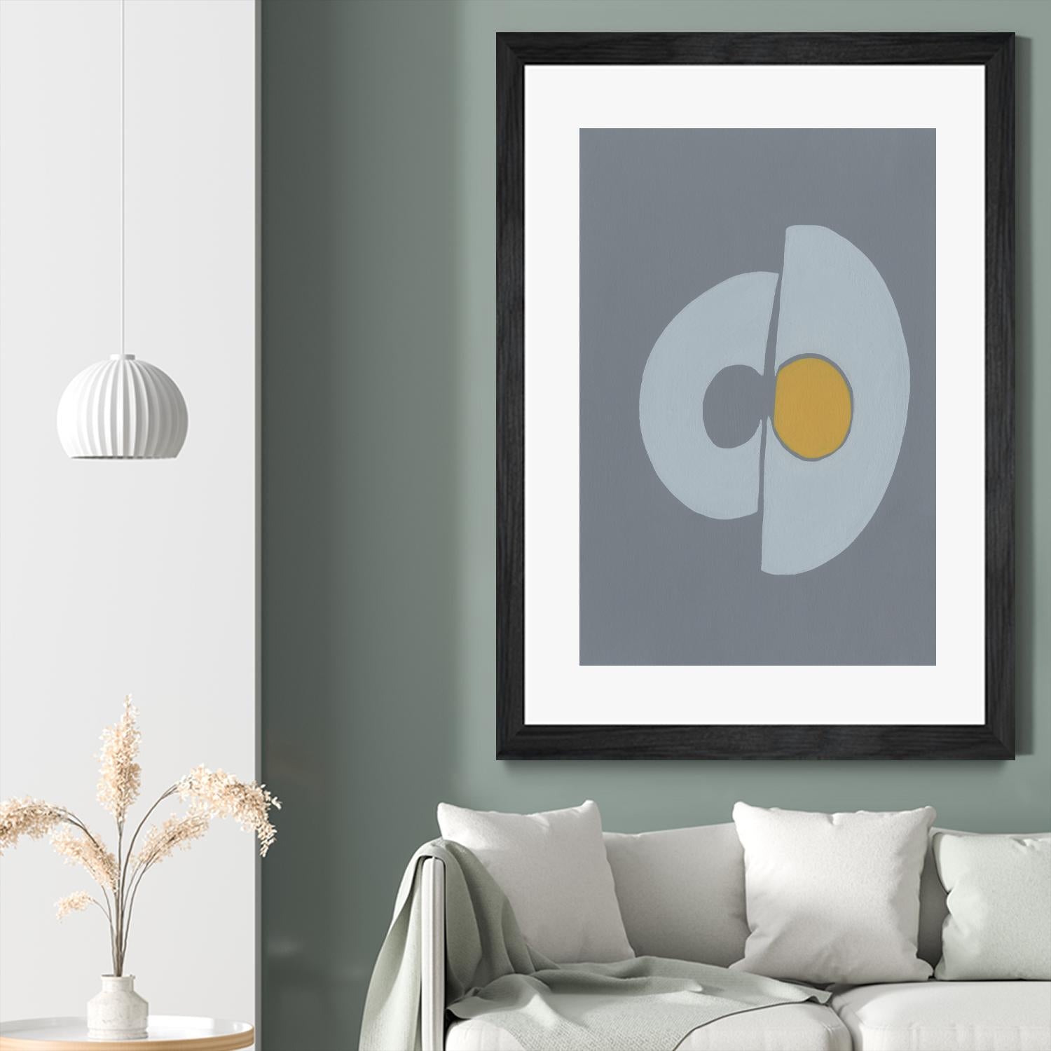 Quaternary Trilogy III by Regina Moore on GIANT ART - neutral abstract