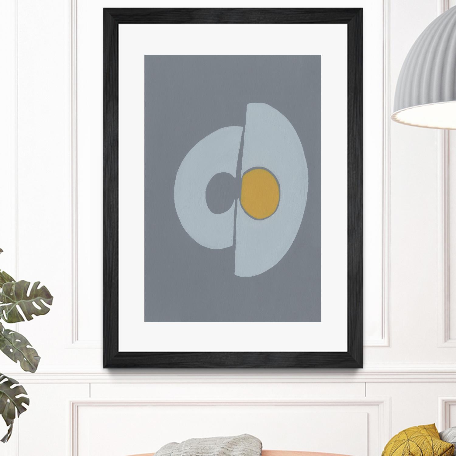 Quaternary Trilogy III by Regina Moore on GIANT ART - neutral abstract