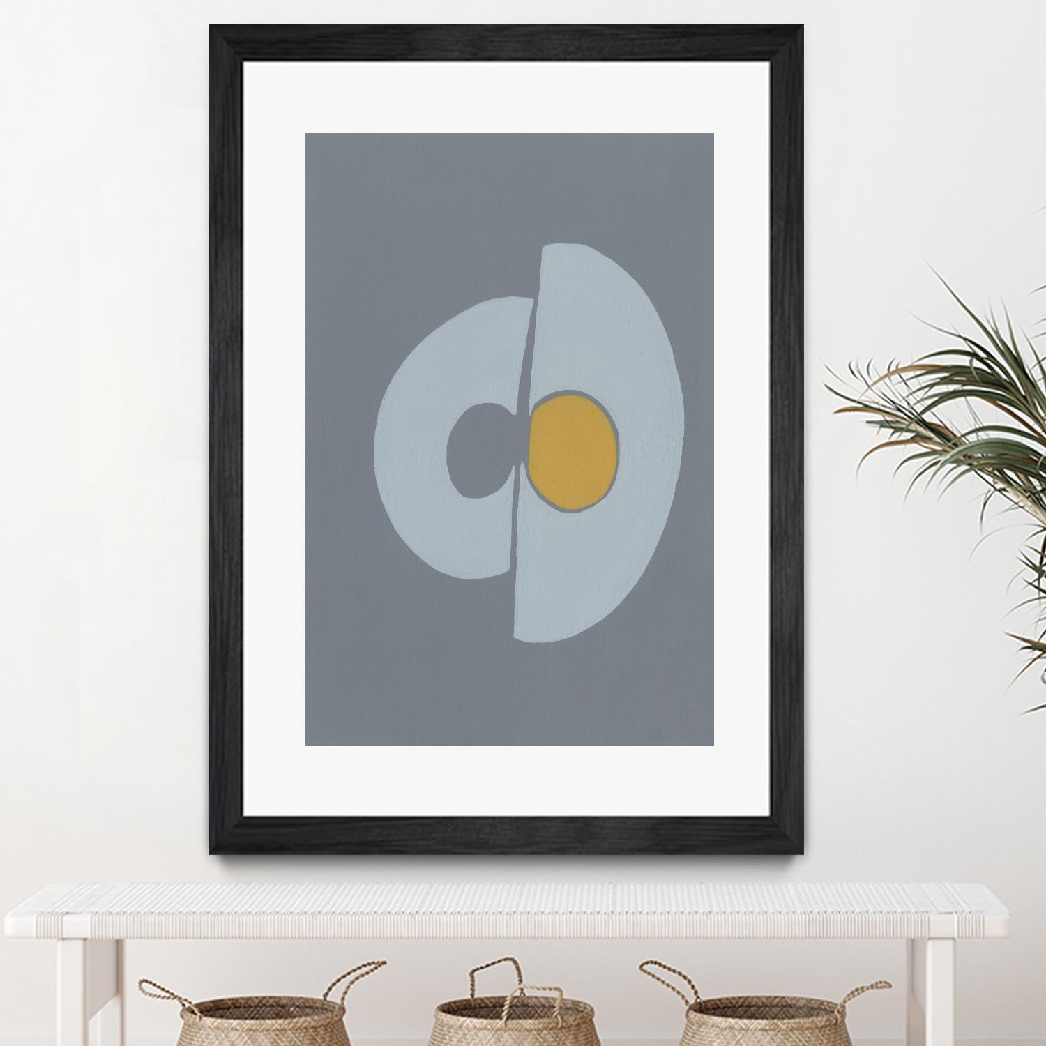 Quaternary Trilogy III by Regina Moore on GIANT ART - neutral abstract