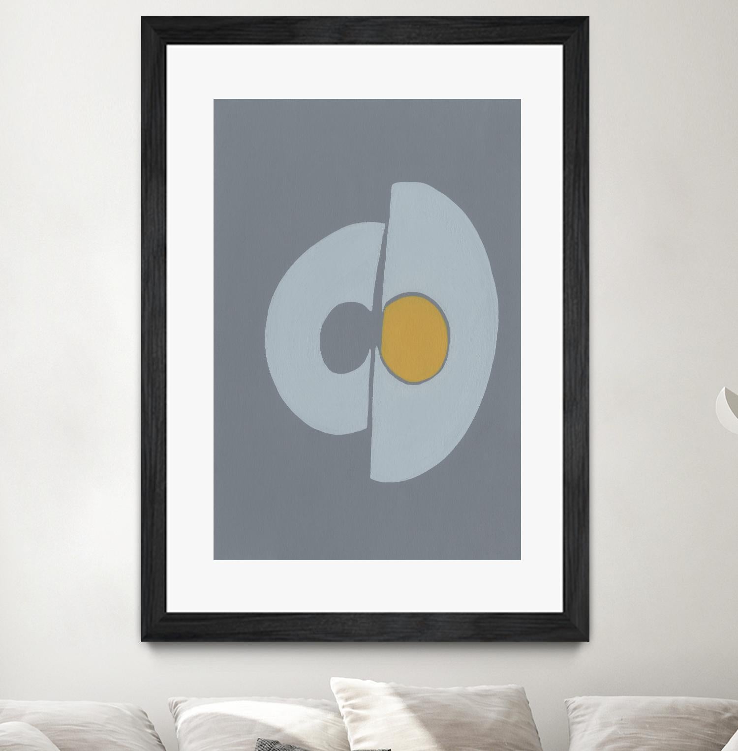 Quaternary Trilogy III by Regina Moore on GIANT ART - neutral abstract