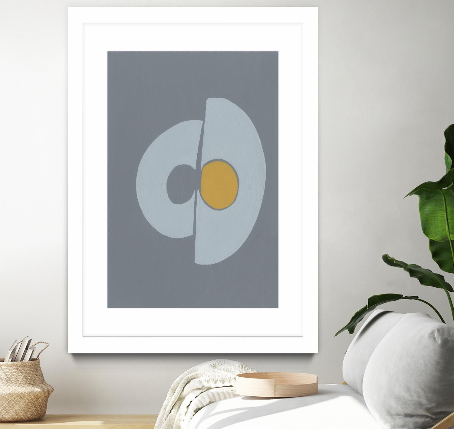 Quaternary Trilogy III by Regina Moore on GIANT ART - neutral abstract