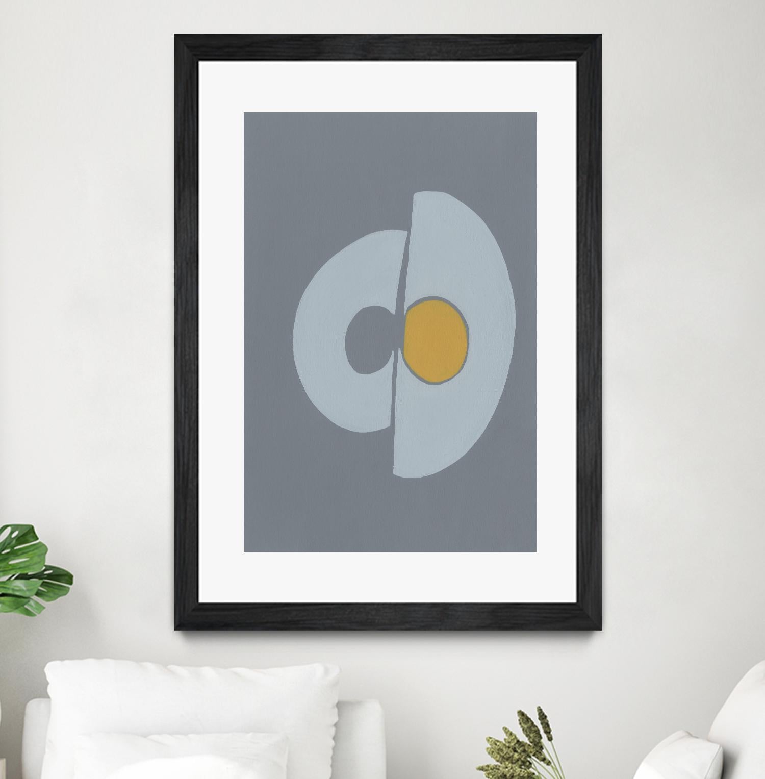 Quaternary Trilogy III by Regina Moore on GIANT ART - neutral abstract