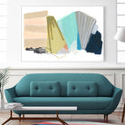 Accordion Fold I by June Erica Vess on GIANT ART - pastels abstract