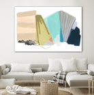 Accordion Fold I by June Erica Vess on GIANT ART - pastels abstract