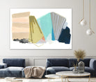 Accordion Fold I by June Erica Vess on GIANT ART - pastels abstract