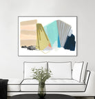 Accordion Fold I by June Erica Vess on GIANT ART - pastels abstract
