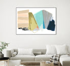 Accordion Fold I by June Erica Vess on GIANT ART - pastels abstract