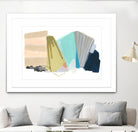 Accordion Fold I by June Erica Vess on GIANT ART - pastels abstract
