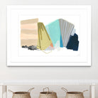 Accordion Fold I by June Erica Vess on GIANT ART - pastels abstract