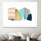 Accordion Fold I by June Erica Vess on GIANT ART - pastels abstract