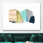 Accordion Fold I by June Erica Vess on GIANT ART - pastels abstract