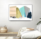 Accordion Fold I by June Erica Vess on GIANT ART - pastels abstract