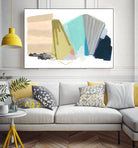 Accordion Fold I by June Erica Vess on GIANT ART - pastels abstract