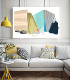 Accordion Fold I by June Erica Vess on GIANT ART - pastels abstract