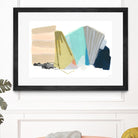 Accordion Fold I by June Erica Vess on GIANT ART - pastels abstract