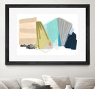 Accordion Fold I by June Erica Vess on GIANT ART - pastels abstract