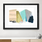 Accordion Fold I by June Erica Vess on GIANT ART - pastels abstract