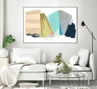 Accordion Fold I by June Erica Vess on GIANT ART - pastels abstract