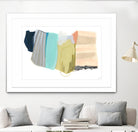 Accordion Fold II by June Erica Vess on GIANT ART - pastels abstract