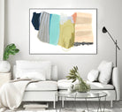 Accordion Fold II by June Erica Vess on GIANT ART - pastels abstract
