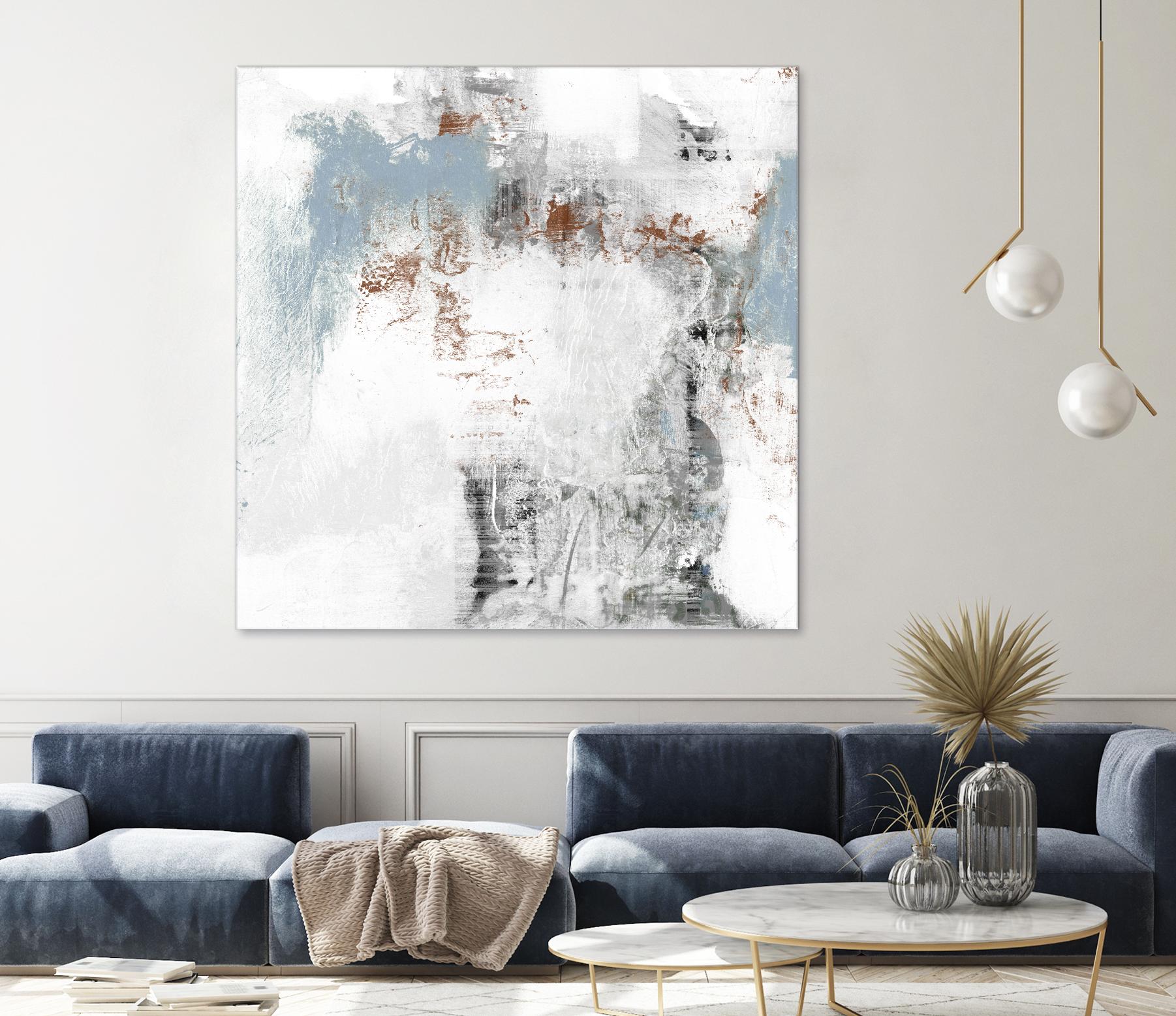 White Wash I by Jennifer Goldberger on GIANT ART - abstract