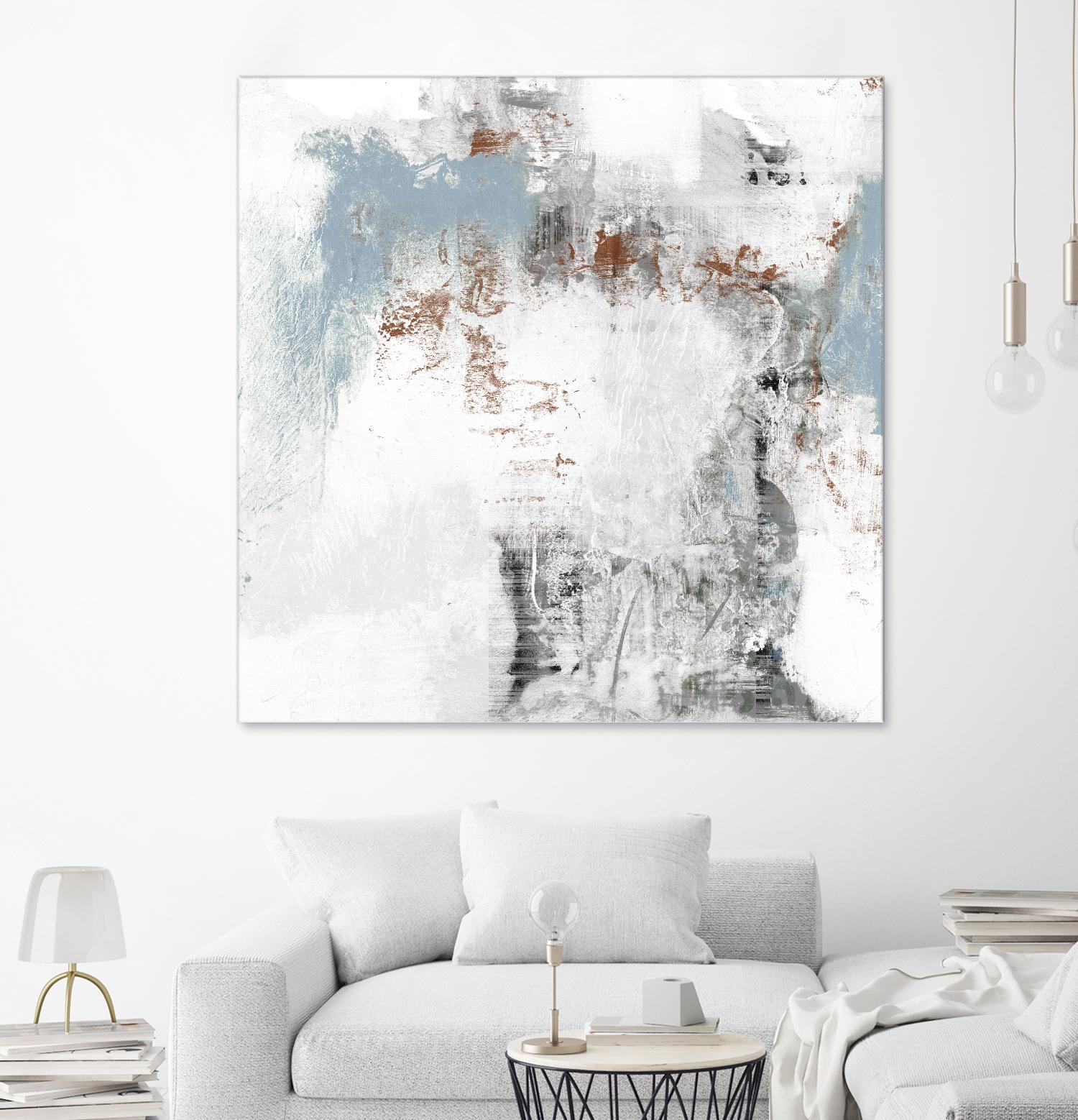 White Wash I by Jennifer Goldberger on GIANT ART - abstract