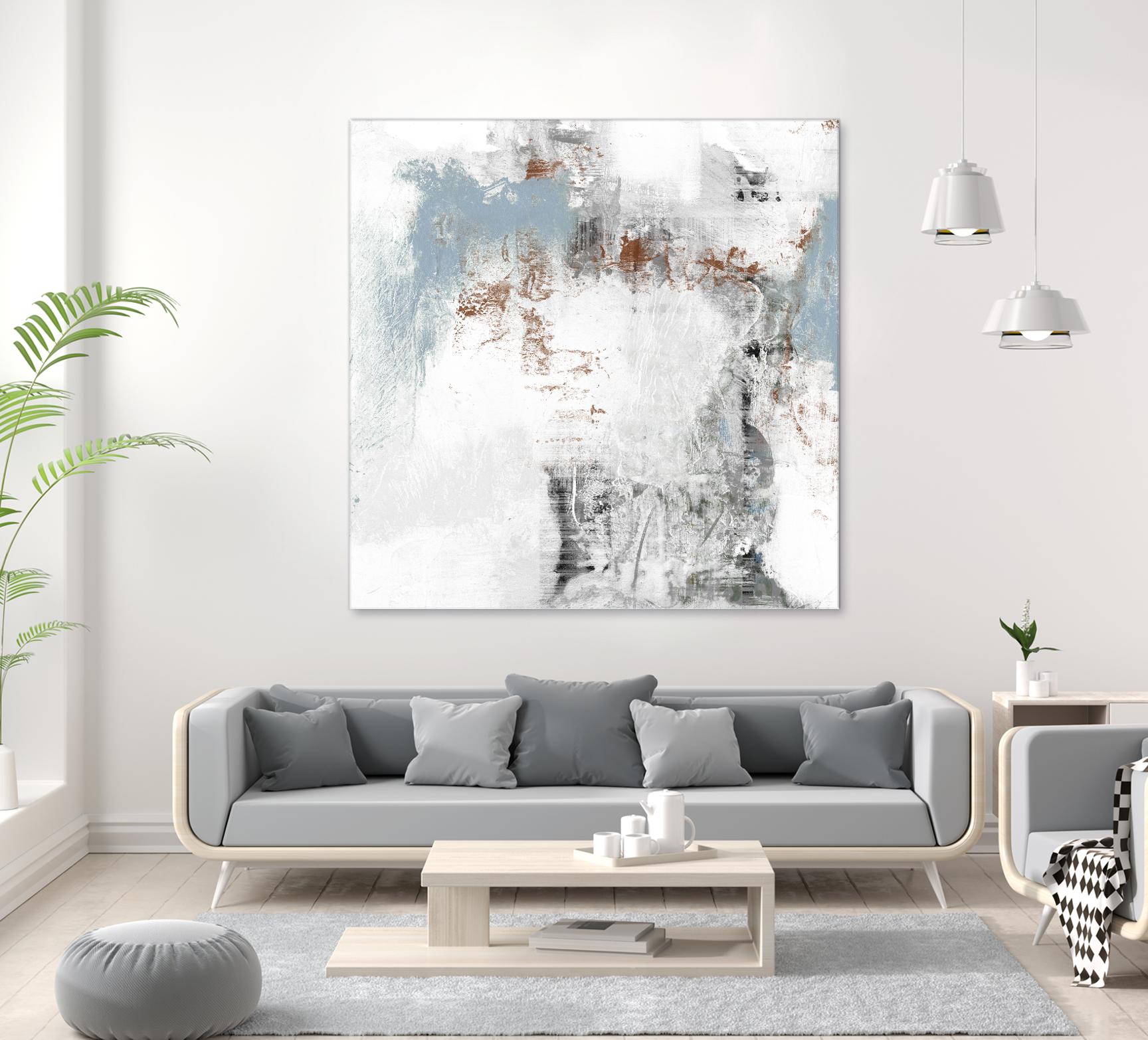 White Wash I by Jennifer Goldberger on GIANT ART - abstract